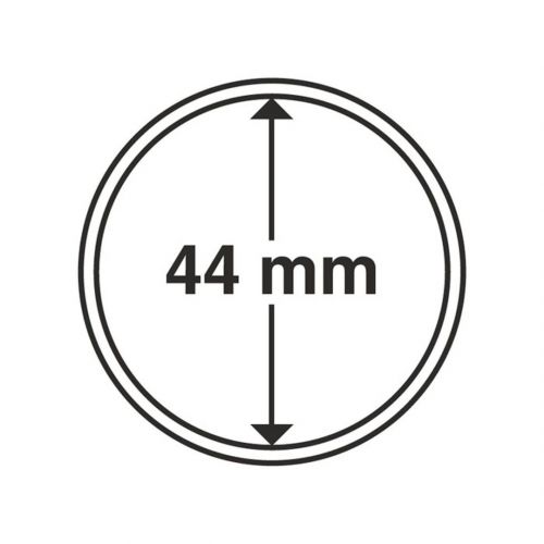 Leuchtturm Münzkapsel Grips 44 mm (10er Pack) 315637 Neu