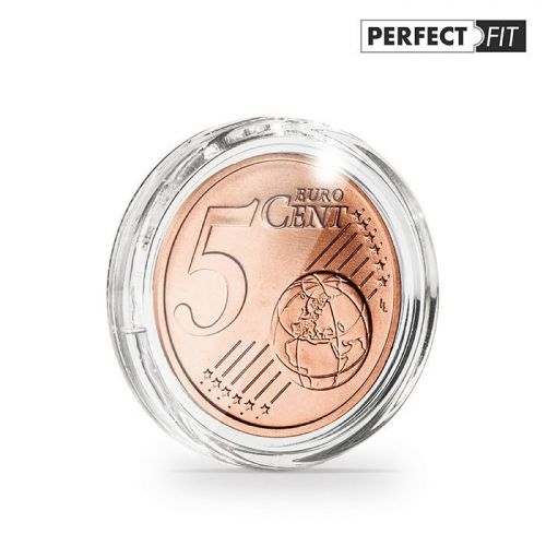 Leuchtturm Münzkapsel Ultra Perfect Fit für 5 Euro-Cent (10er Pack) 365287 Neu
