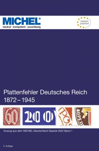 Michel Katalog Plattenfehler Deutsches Reich 1872-1945 3. Auflage 6097 Neu