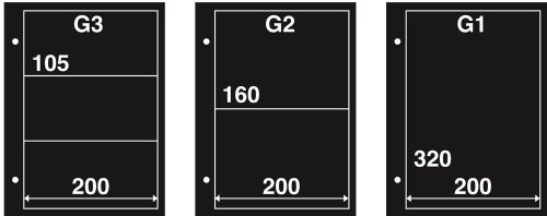 DAVO FDC-Blätter G1, 10 Stück DV27201 Neu