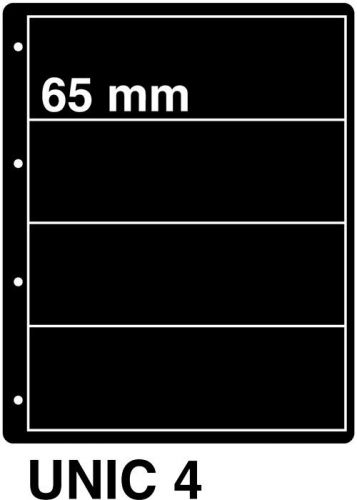 DAVO Kosmos Einsteckblatt UNIC 4, 5er Pack DV29704 Neu