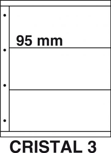 DAVO Kosmos Einsteckblatt Cristal 3, 5er Pack DV29763 Neu