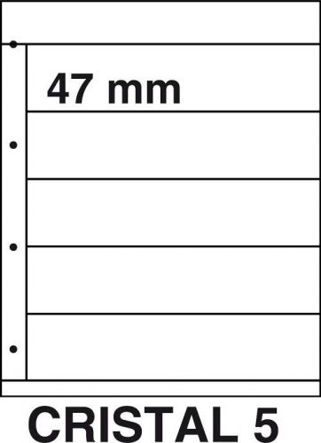 DAVO Kosmos Einsteckblatt Cristal 5, 5er Pack DV29765 Neu
