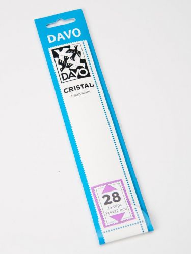 Davo Streifen Cristal glasklar C28 (215 x 31 mm) DV22028 Neu