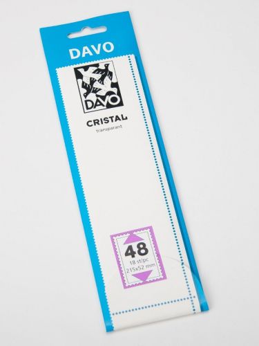 Davo Streifen Cristal glasklar C48 (215 x 52 mm) DV22048 Neu