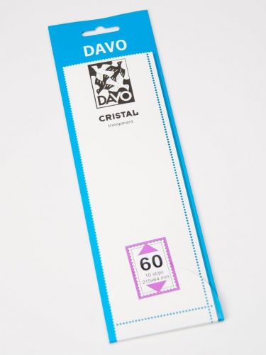Davo Streifen Cristal glasklar C60 (215 x 64 mm) DV22060 Neu