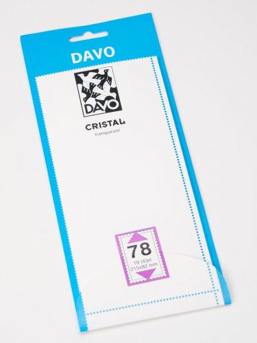 Davo Streifen Cristal glasklar C78 (215 x 82 mm) DV22078 Neu