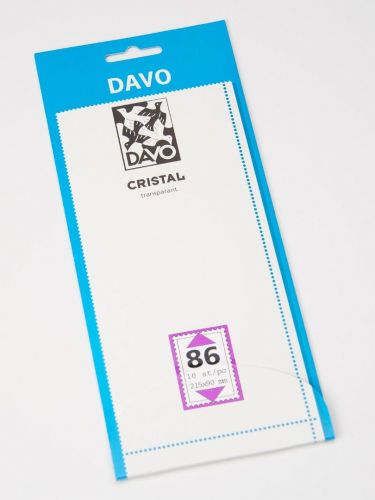 Davo Streifen Cristal glasklar C86 (215 x 90 mm) DV22086 Neu
