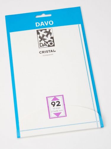 Davo Streifen Cristal glasklar C92 (215 x 96 mm) DV22092 Neu
