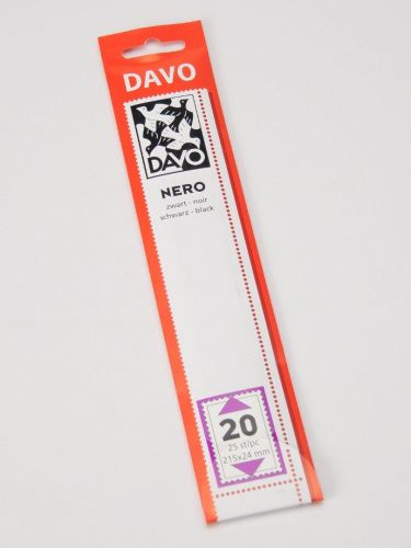 Davo Streifen Nero schwarz N20 (215 x 24 mm) DV21020 Neu