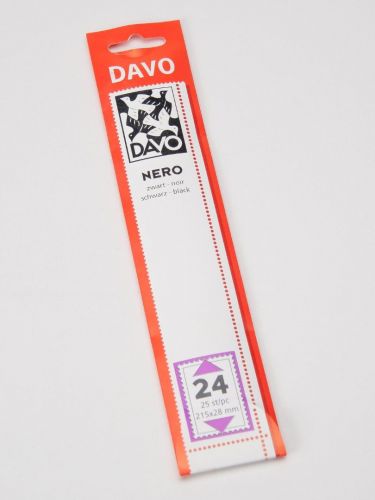 Davo Streifen Nero schwarz N24 (215 x 28 mm) DV21024 Neu