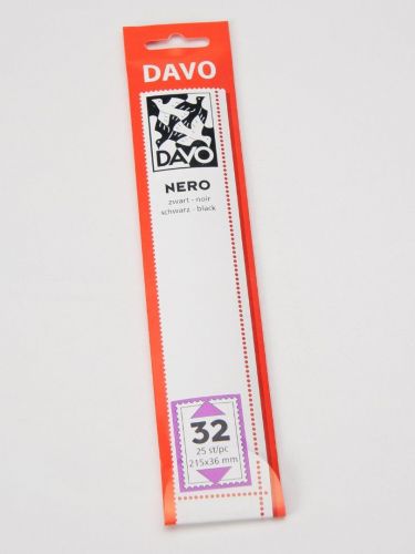 Davo Streifen Nero schwarz N32 (215 x 36 mm) DV21032 Neu