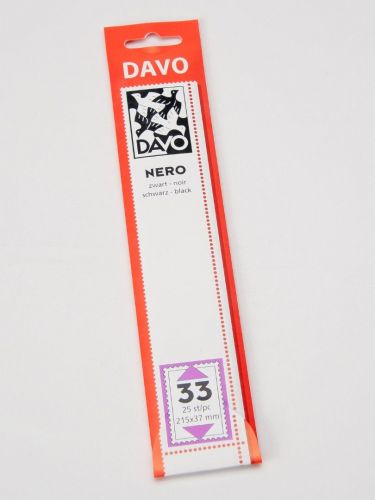Davo Streifen Nero schwarz N33 (215 x 37 mm) DV21033 Neu