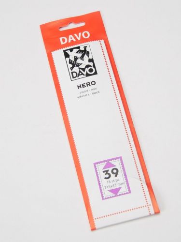Davo Streifen Nero schwarz N39 (215 x 43 mm) DV21039 Neu
