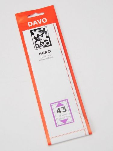 Davo Streifen Nero schwarz N43 (215 x 47 mm) DV21043 Neu