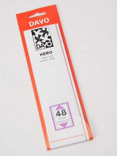 Davo Streifen Nero schwarz N48 (215 x 52 mm) DV21048 Neu