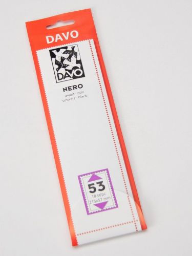 Davo Streifen Nero schwarz N53 (215 x 57 mm) DV21053 Neu