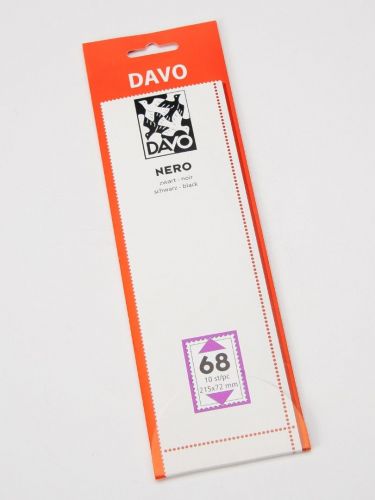 Davo Streifen Nero schwarz N68 (215 x 72 mm) DV21068 Neu