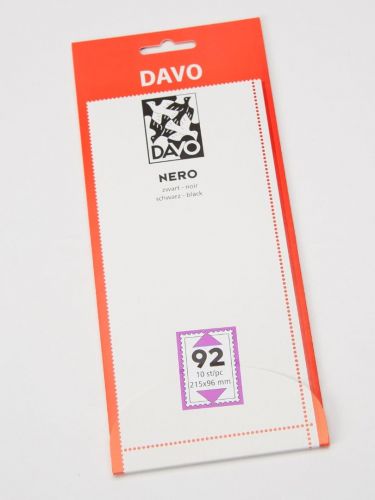 Davo Streifen Nero schwarz N92 (215 x 96 mm) DV21092 Neu