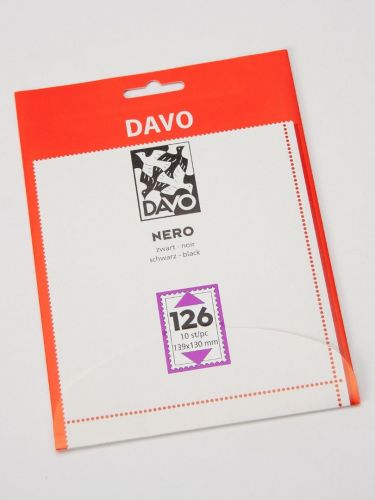 Davo Streifen Nero schwarz N126 (139 x 130 mm) DV21126 Neu