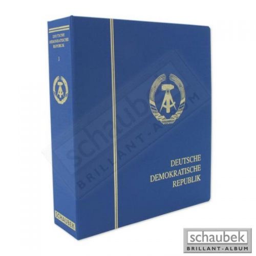 Schaubek Ganzleinen Schraubbinder DDR mit Prägung dsp346 Neu