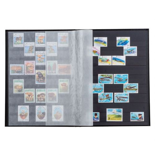 Leuchtturm Einsteckbuch Rot Basic DIN A5, 32 schwarze Seiten 339362 Neu