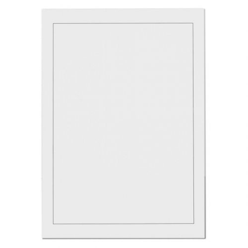 Leuchtturm Blankoblätter mit Randlinie im DIN A4 Format 336100 (40er Pack) Neu
