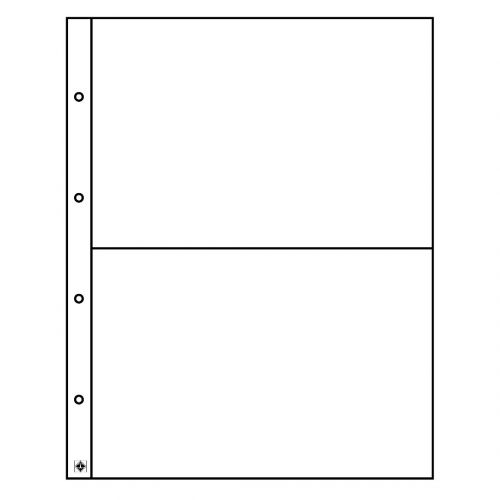 Leuchtturm Hüllen Klar Folio 2C 317693 (5er Pack) Neu