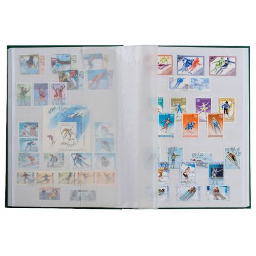 Leuchtturm Einsteckbuch Blau BASIC, DIN A4, 16 weiße Seiten 331380 Neu