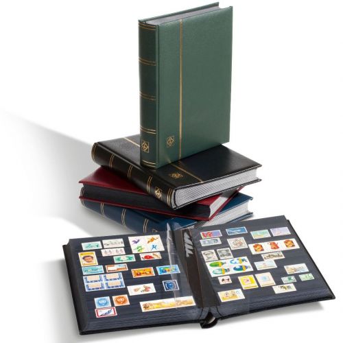 Leuchtturm Einsteckbuch Grün PREMIUM, DIN A4, 32 schwarze Seiten 303606 Neu