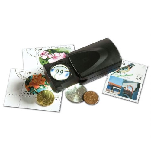 Leuchtturm LED-Aufziehlupe 20-fache Vergrößerung 321419 Neu