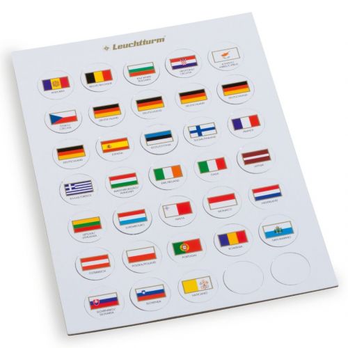 Leuchtturm Flaggen-Chips aus Karton 333463 Neu