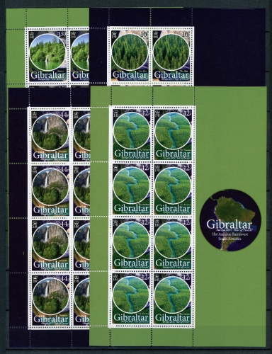 Gibraltar Kleinbogensatz MiNr. 1421-1424 Der Wald postfrisch Cept
