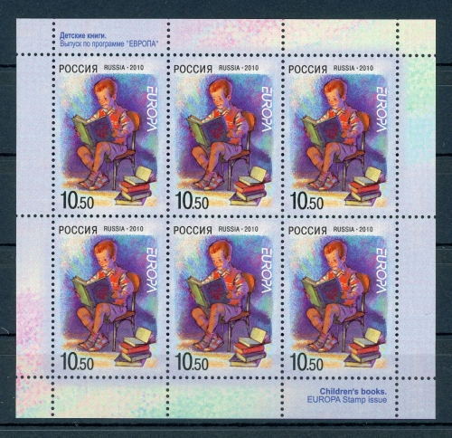 Russland 2010 Kleinbogen MiNr. 1641 postfrisch CEPT Europa Kinderbücher