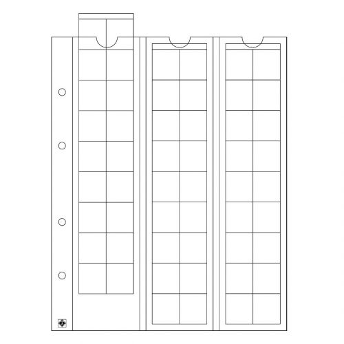 Leuchtturm Optima-Münzhüllen OPTIMA 20 (5er Pack) 315033 Neu