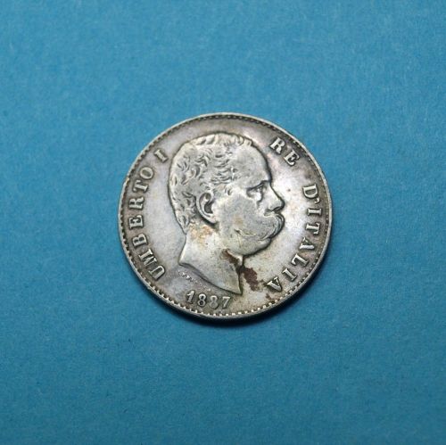 Italien 1887 1 Lire Umberto I.