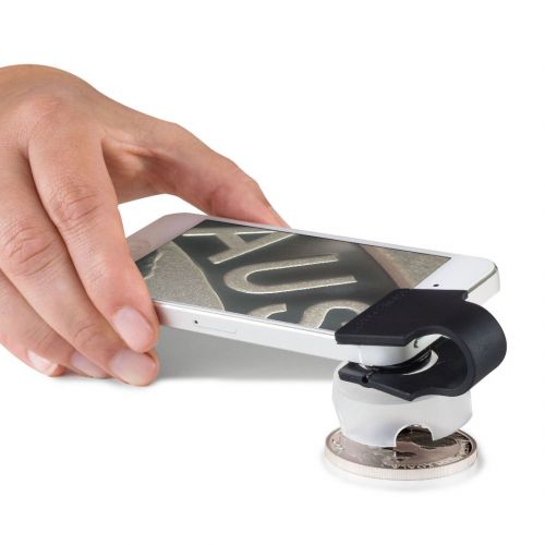 Leuchtturm Makrolinse PHONESCOPE, 60-fache Vergrößerung 345620 Neu