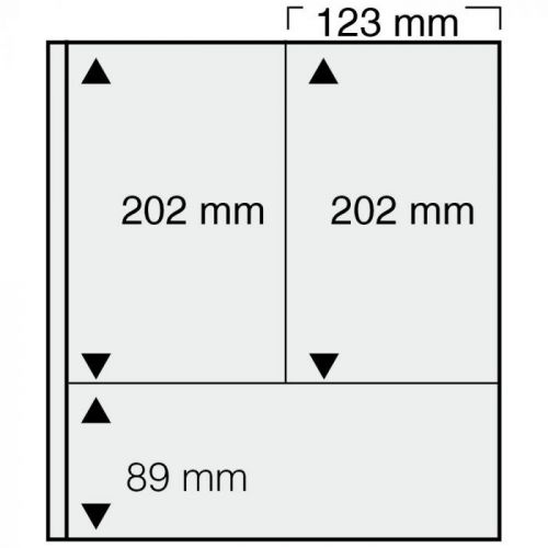 Safe dual Spezialblätter für 10er Bögen Nr. 516 (5er Pack) Neu