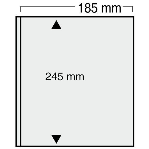 Safe Variant Ergänzungsblätter Schwarz Nr. 868 (5er Pack) Neu