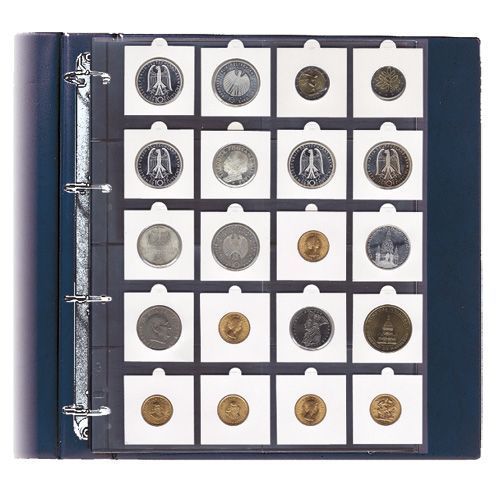 Safe Spezialblätter für Münzrähmchen 50 x 50 mm (5er Pack) Nr. 433 Neu