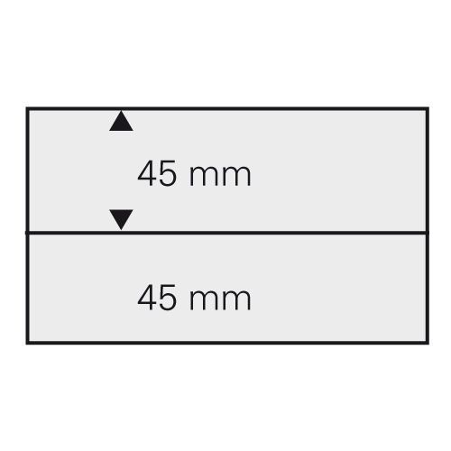 Safe Einsteckkarten Weiß aus Folie mit 2 Streifen, DIN A6 (50er Pack) 7002 Neu