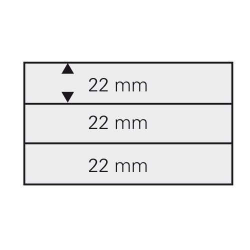 Safe Einsteckkarten Weiß aus Folie mit 3 Streifen, DIN A6 (50er Pack) 7003 Neu