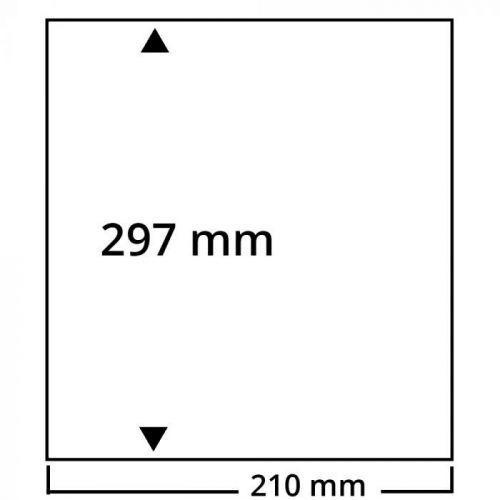 Safe Einlegeblätter Weiß für Compact A4-Album Nr. 447 (25er Pack) Neu