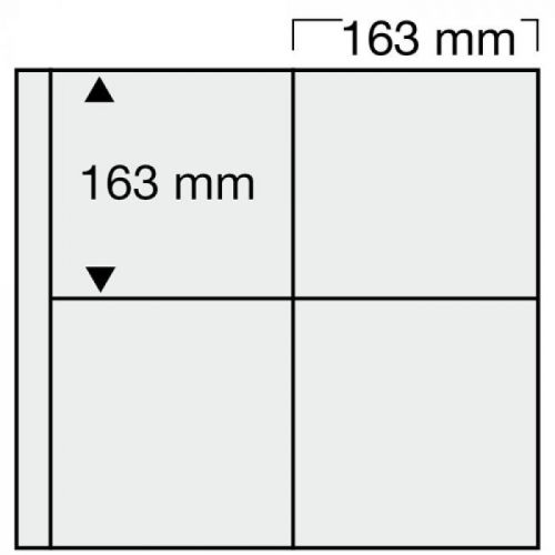 Safe Ergänzungsblätter Weiß für Sonderformate (5er Pack) Nr. 6025 Neu