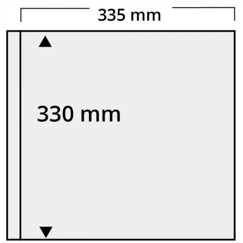 Safe Ergänzungsblätter Transparent für Sonderformate (5er Pack) Nr. 6033 Neu