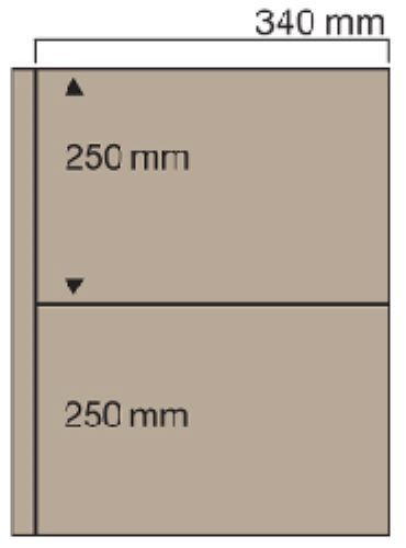 Safe Ergänzungsblätter für Jumbo-Album (5er Pack) Nr. 6052 Neu