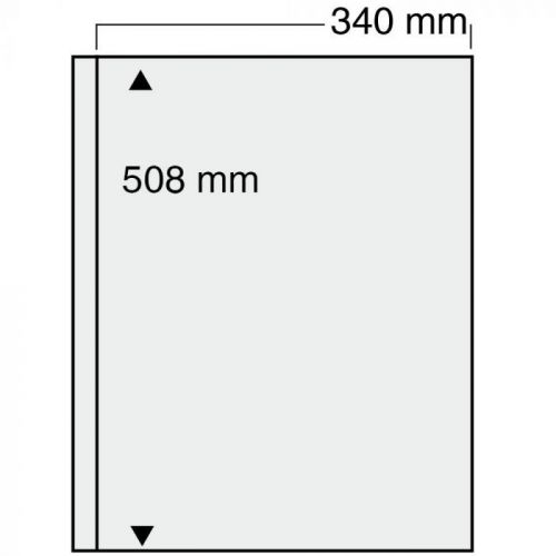 Safe Kartoneinlage Weiß für Jumbo-Album (5er Pack) Nr. 6054 Neu