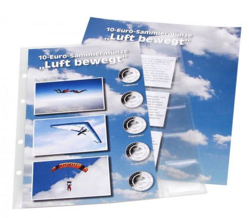 Safe Zusatzblatt für die 10 €-Serie "Luft bewegt - In der Luft" Nr. 7416-1 Neu