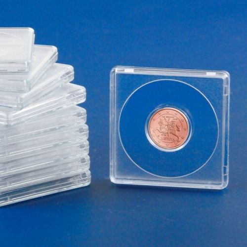 Safe Münzkapsel "Square" 17 mm Ø (10er Pack) Nr. 3117 Neu