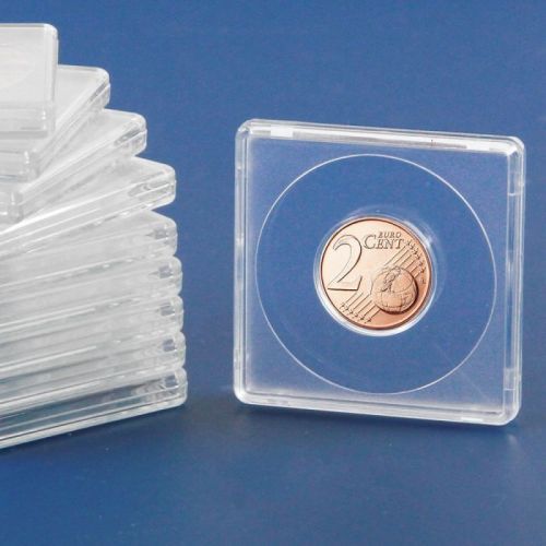 Safe Münzkapsel "Square" 20 mm Ø (10er Pack) Nr. 3120 Neu
